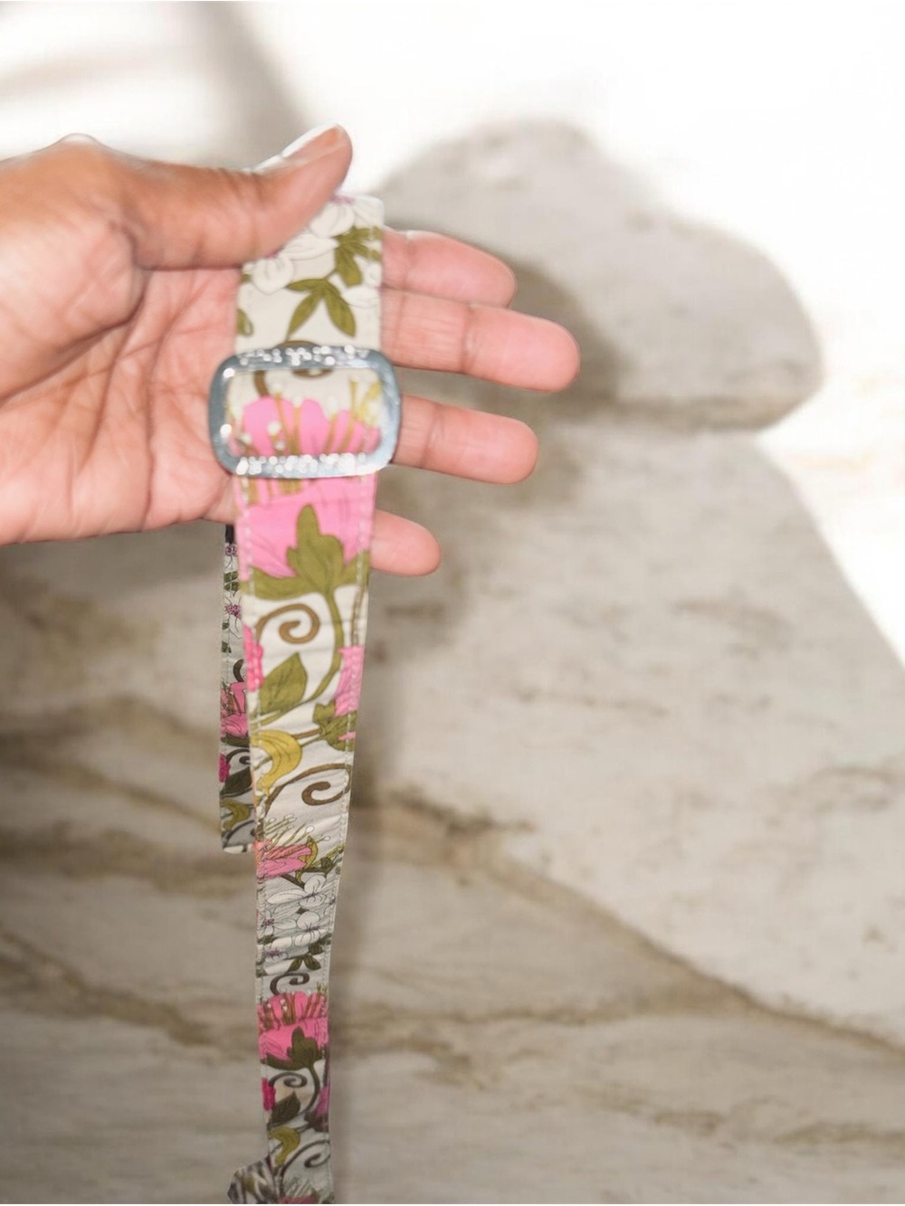 Vera Bradley retired Tea Garden Floral Quilted Crossbody Bag Set - Pink Multi - Picture 8 of 15